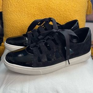 VANELI SPORT Sneakers w/Ribbon Laces | Black | Size 11